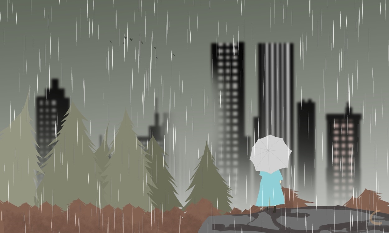 狂风暴雨的心情说说