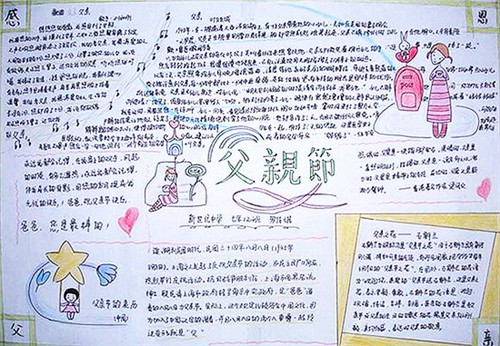 父亲节手抄报小学获奖作品_2025父亲节手抄报精美作品一等奖精选5篇