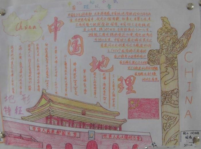 关于中国地理手抄报图片4幅