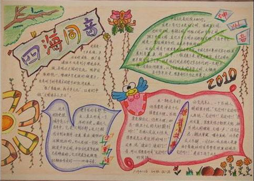 2024推广普通话手抄报简单好画