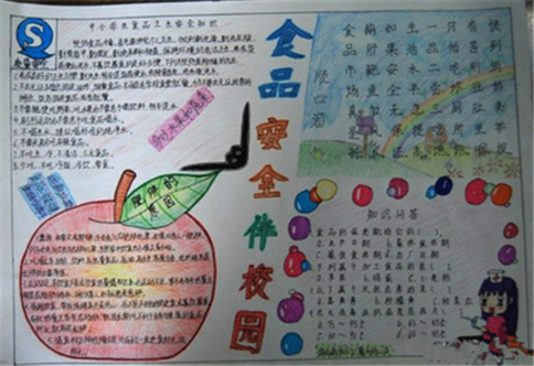 2025食品安全手抄报写的内容