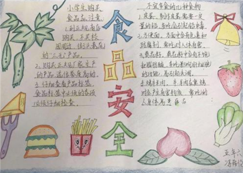 2025食品安全手抄报内容短简单