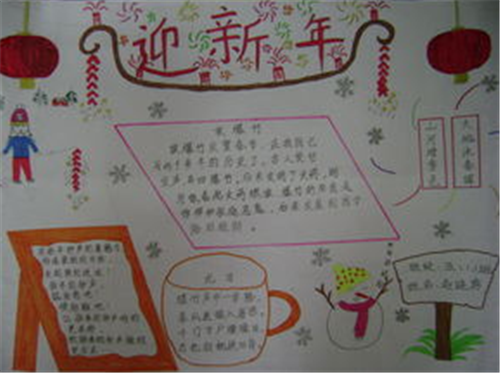 2025庆元旦手抄报图片大全