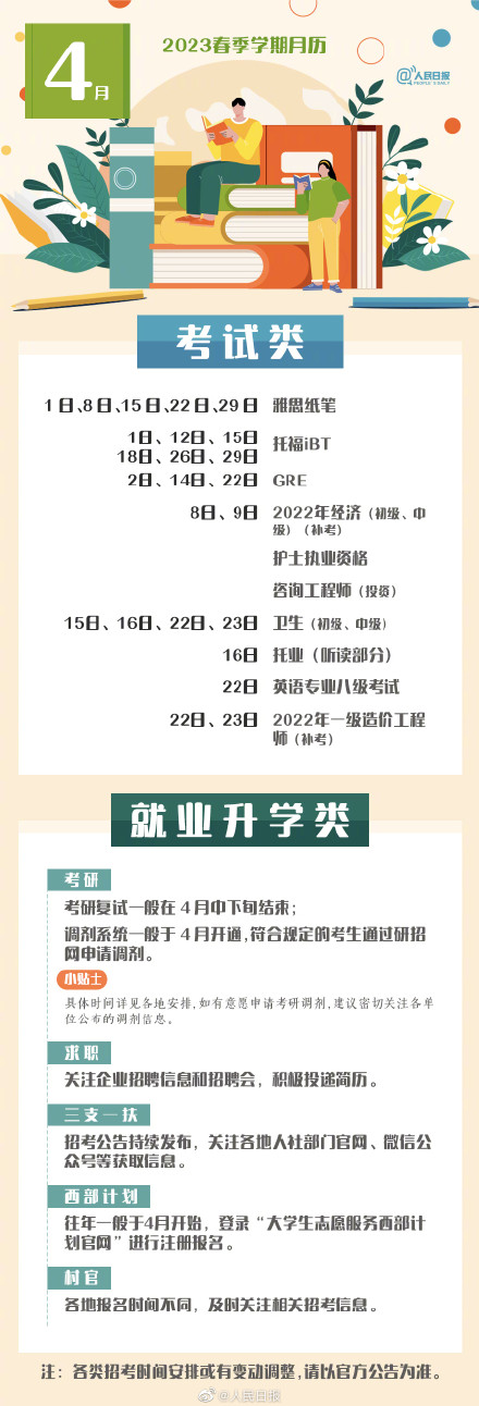 2025年春季学期月历