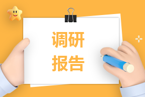 行业调研报告最近模板