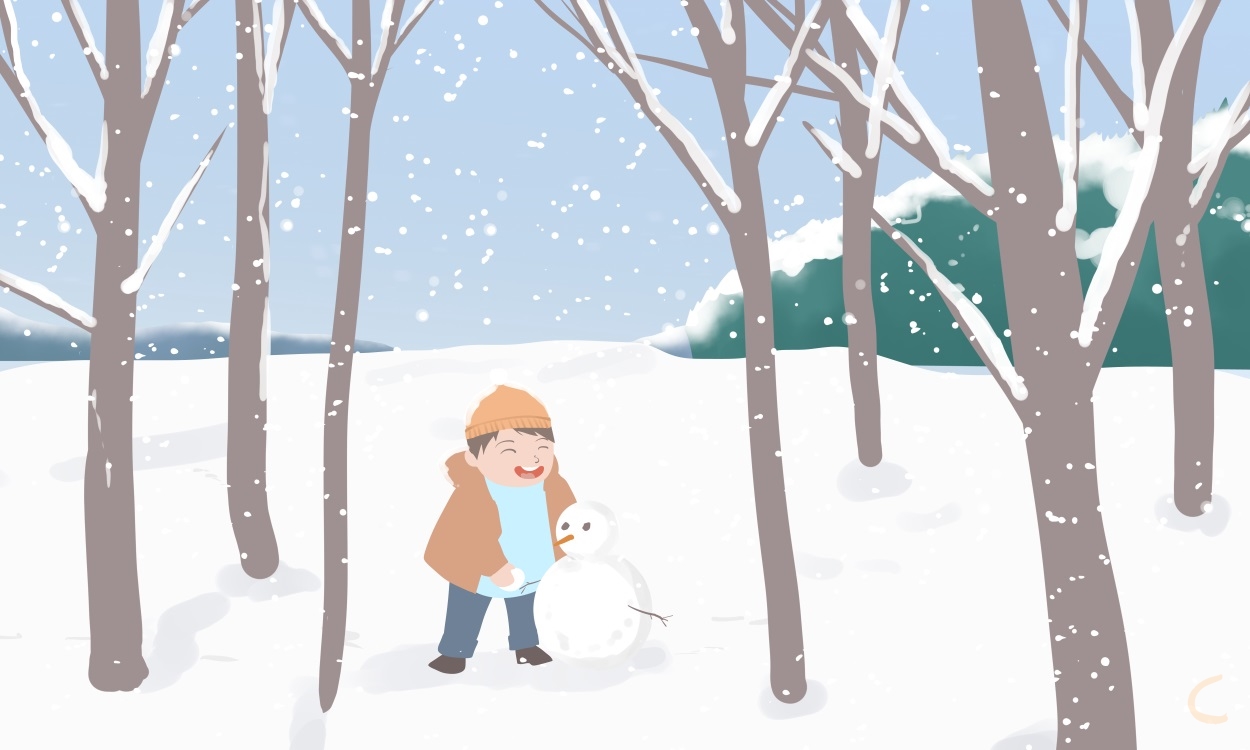 下雪小学四年级作文