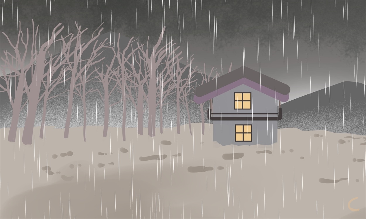 暴雨发朋友圈句子