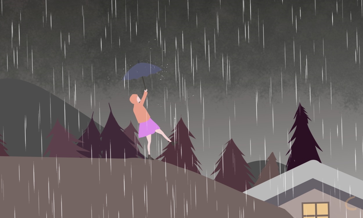 关于下雨天唯美意境句子